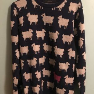 Scotch & Soda Sheep Intarsia Sweater - Mens